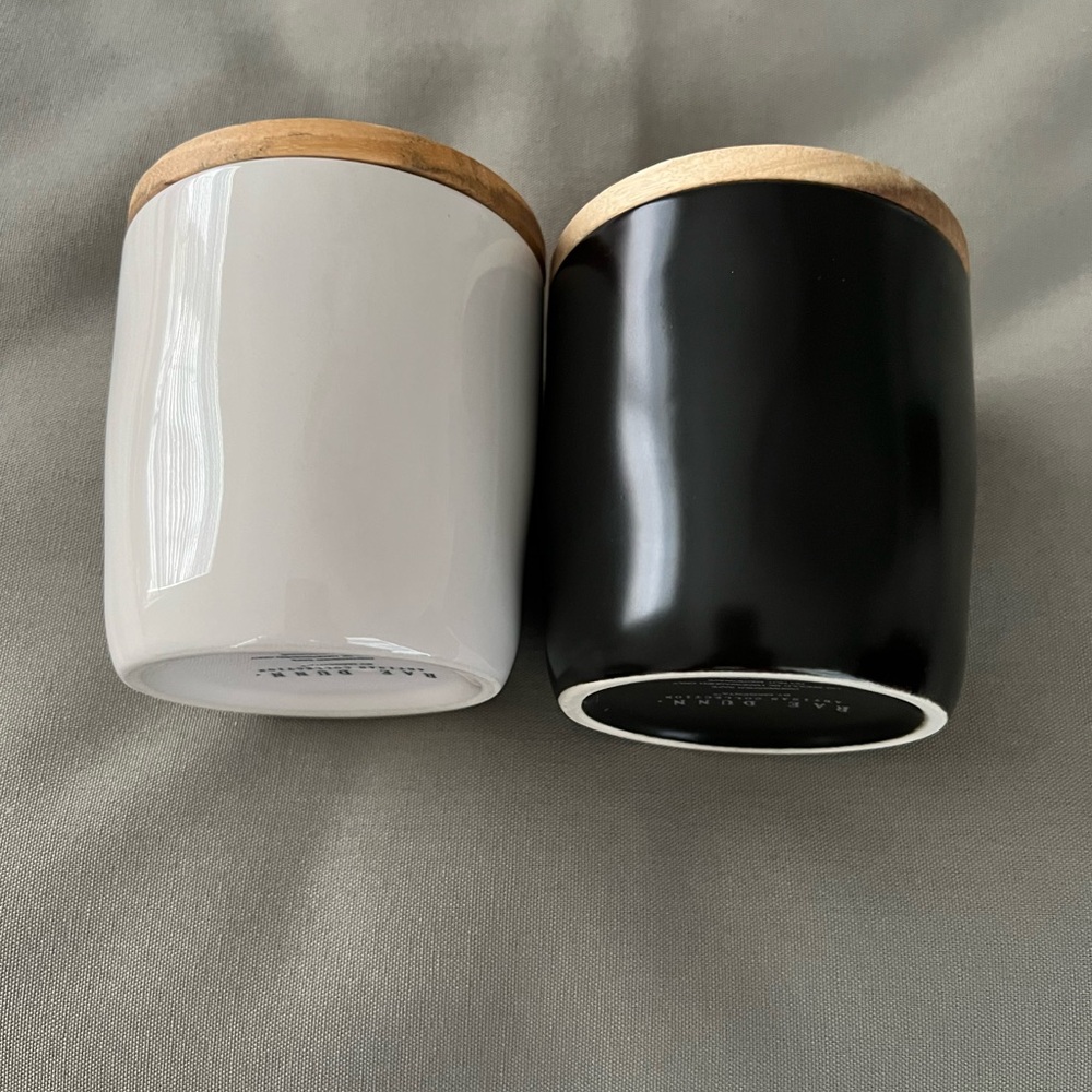 Rae Dunn Black and White Salt and Pepper Jar Keepers - Picture 5 of 5